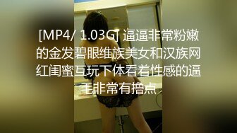 [MP4/ 1.03G] 逼逼非常粉嫩的金发碧眼维族美女和汉族网红闺蜜互玩下体看着性感的逼毛非常有撸点