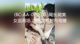 (BC-AA-070)双马尾长裙美女逛商场..肉色丝袜粉内弯腰买单