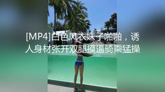 [MP4]白色风衣妹子啪啪，诱人身材张开双腿摸逼骑乘猛操