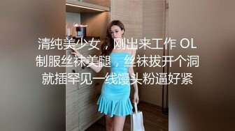 清纯美少女，刚出来工作 OL制服丝袜美腿，丝袜拔开个洞就插罕见一线馒头粉逼好紧