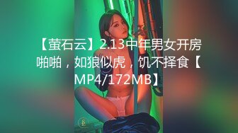 【萤石云】2.13中年男女开房啪啪，如狼似虎，饥不择食【MP4/172MB】