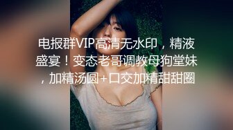 电报群VIP高清无水印，精液盛宴！变态老哥调教母狗堂妹，加精汤圆+口交加精甜甜圈